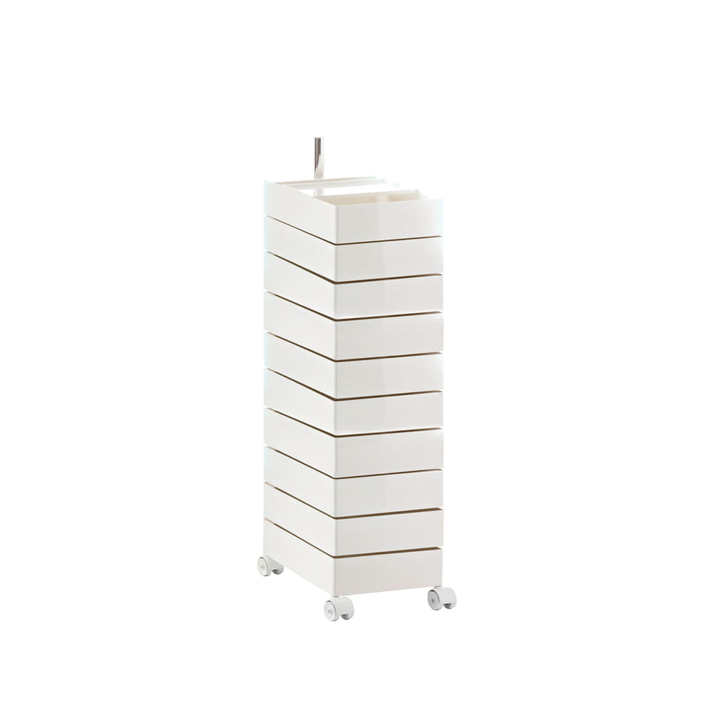 360° Container 10 Drawer (White)