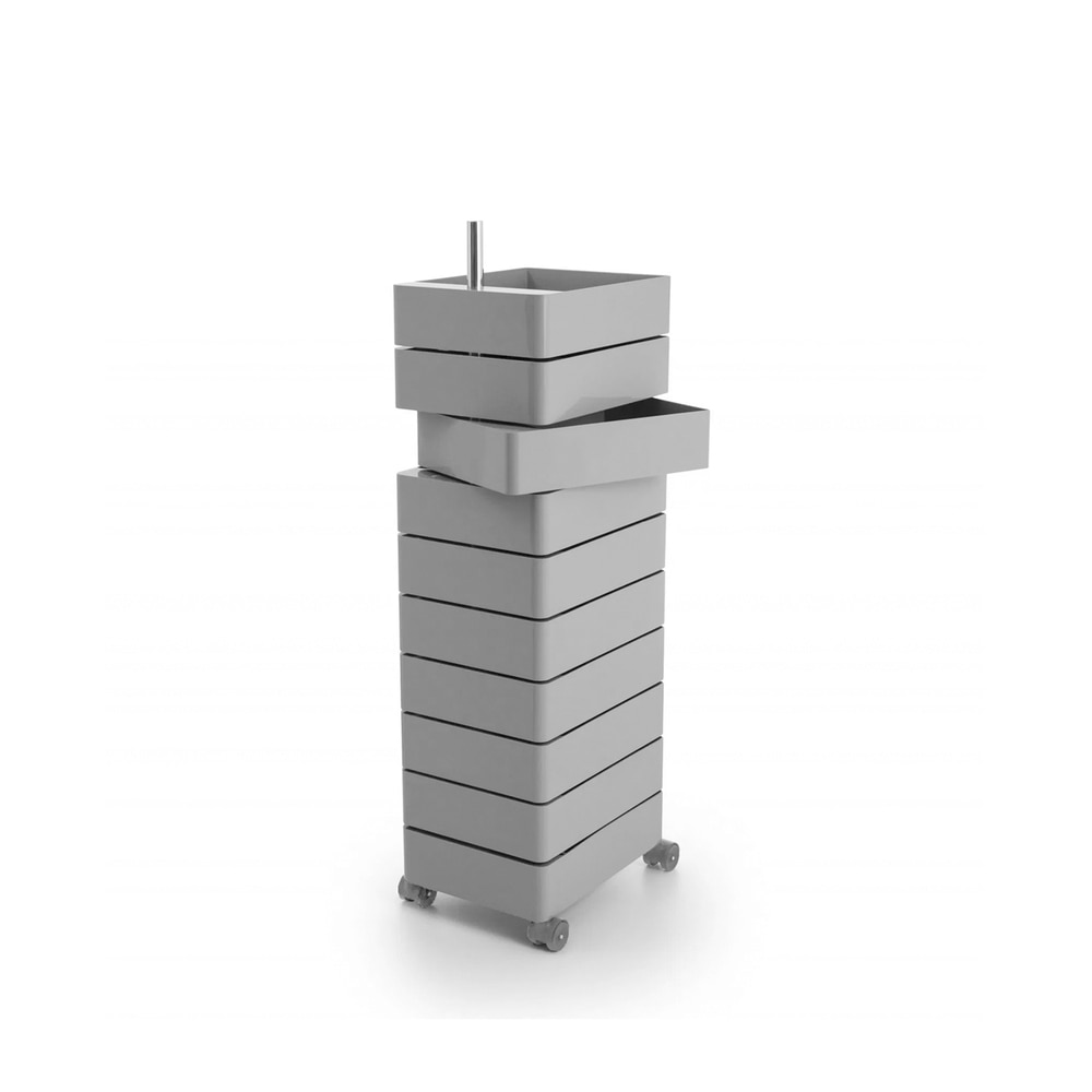 360° Container 10 Drawer (Grey)
