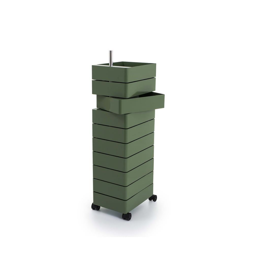 360° Container 10 Drawer (Green)