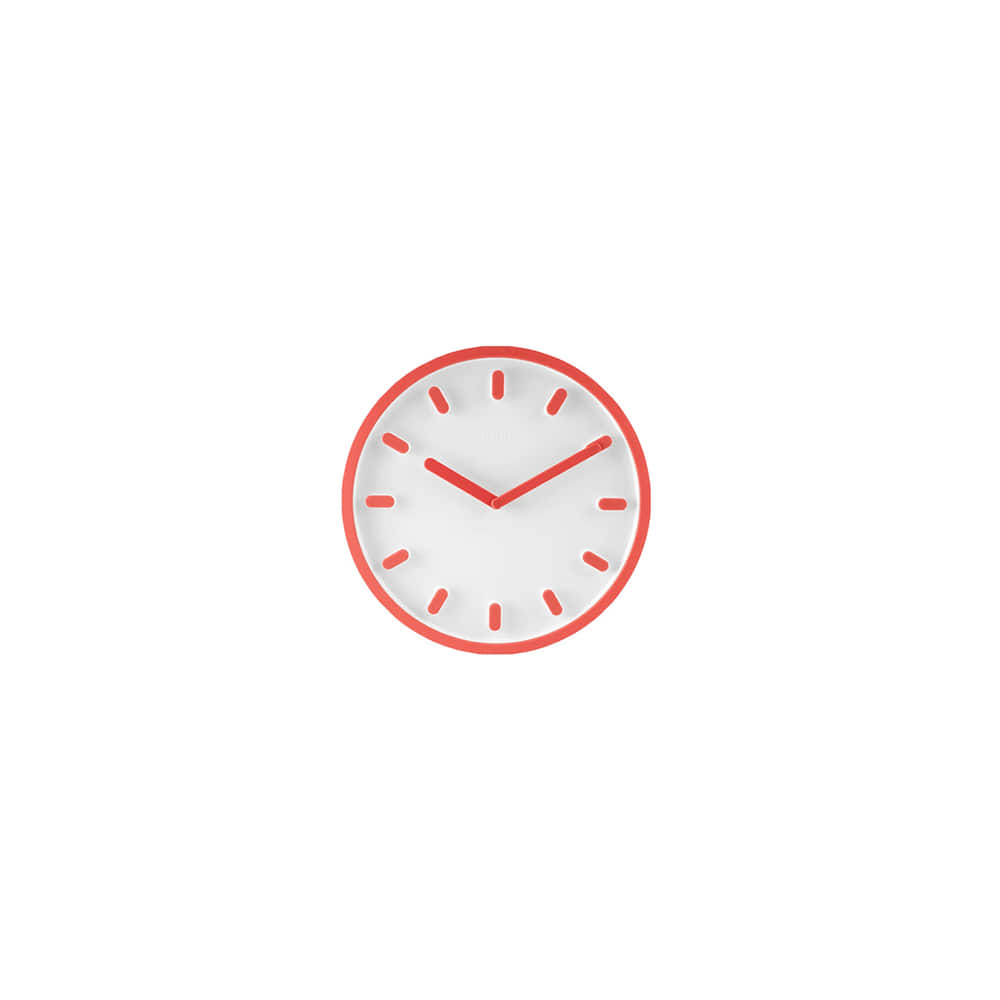 [주문상품] Tempo Wall Clock (Orange)