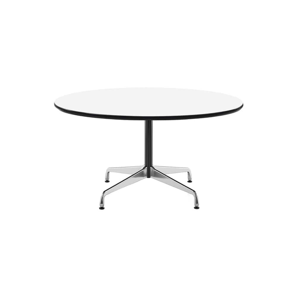 Eames Conference Table Black Edge Round (106)
