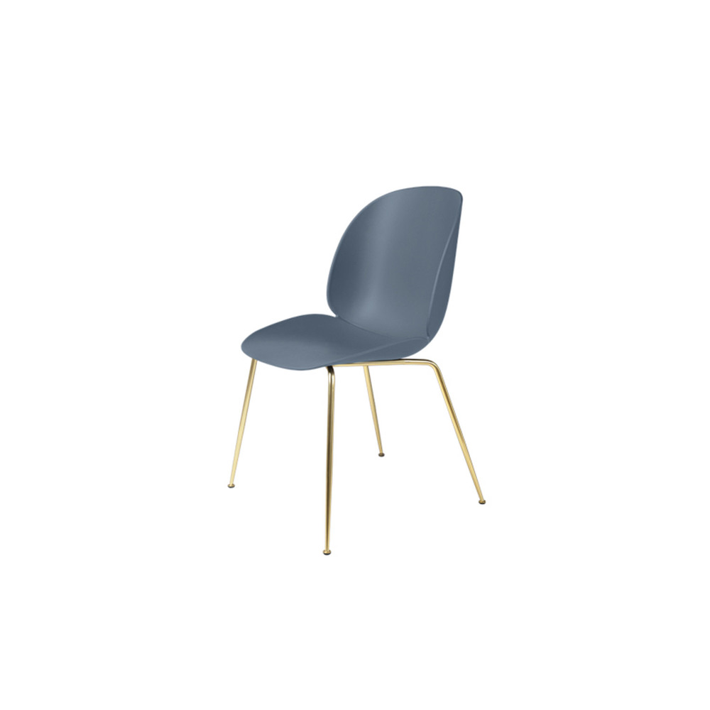 [빠른배송] Beetle Chair Brass Base (Blue Grey)