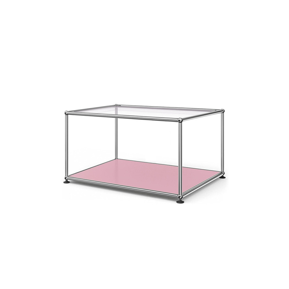  [Special Edition, 재고보유]  USM Haller Side Table (Glass+True Pink)