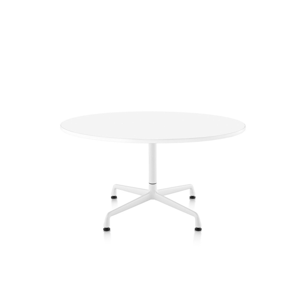 Eames Conference Table Round (121) All White