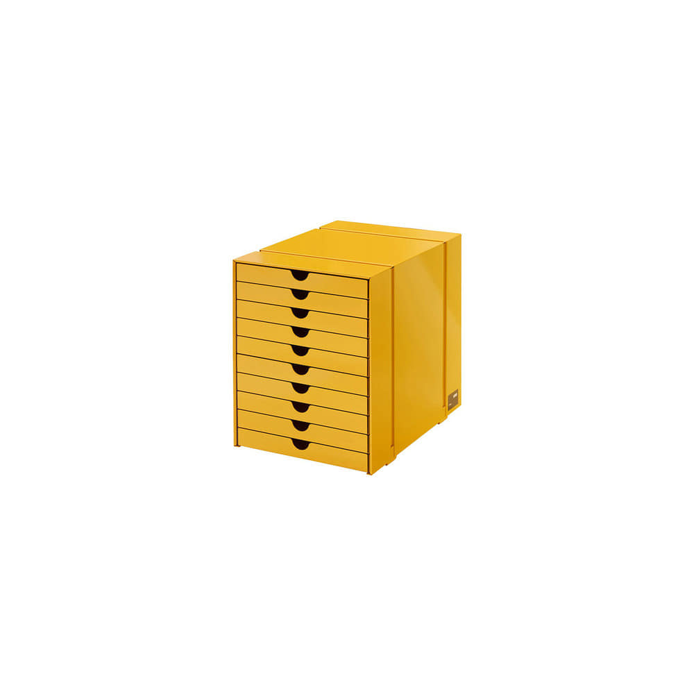 [5월초 입고예정] USM Inos Box Set C4 With 10 Closed Trays (Yellow)