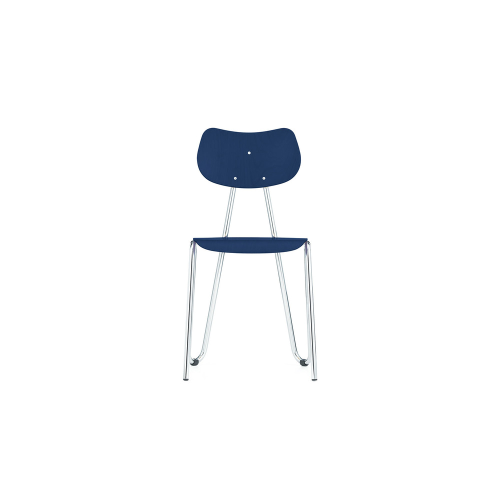 Arno 417 Chair (Dark Blue Stained Beech)  전시품 20%