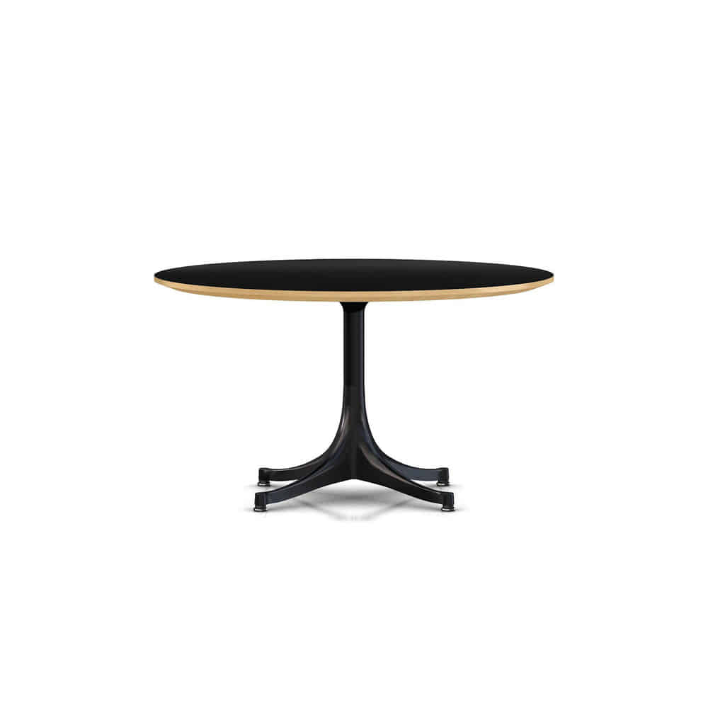 Nelson Pedestal Table (Black)