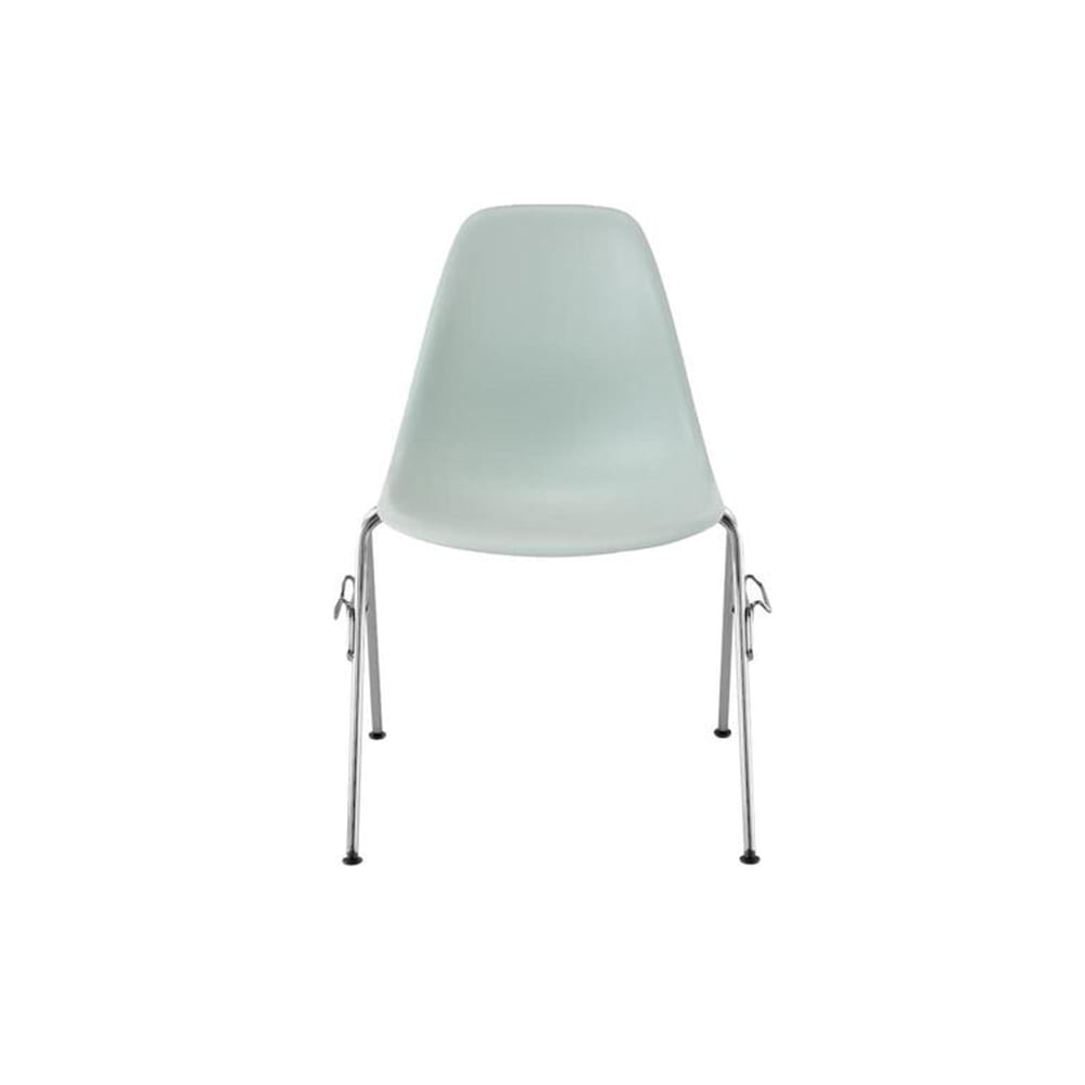 Eames Molded Plastic Side Chair, Stacking Base (Grey Green)전시품 20%