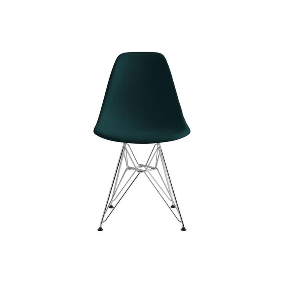 Eames Molded Plastic Side Chair, Wire-Base (Evergreen)전시품30%