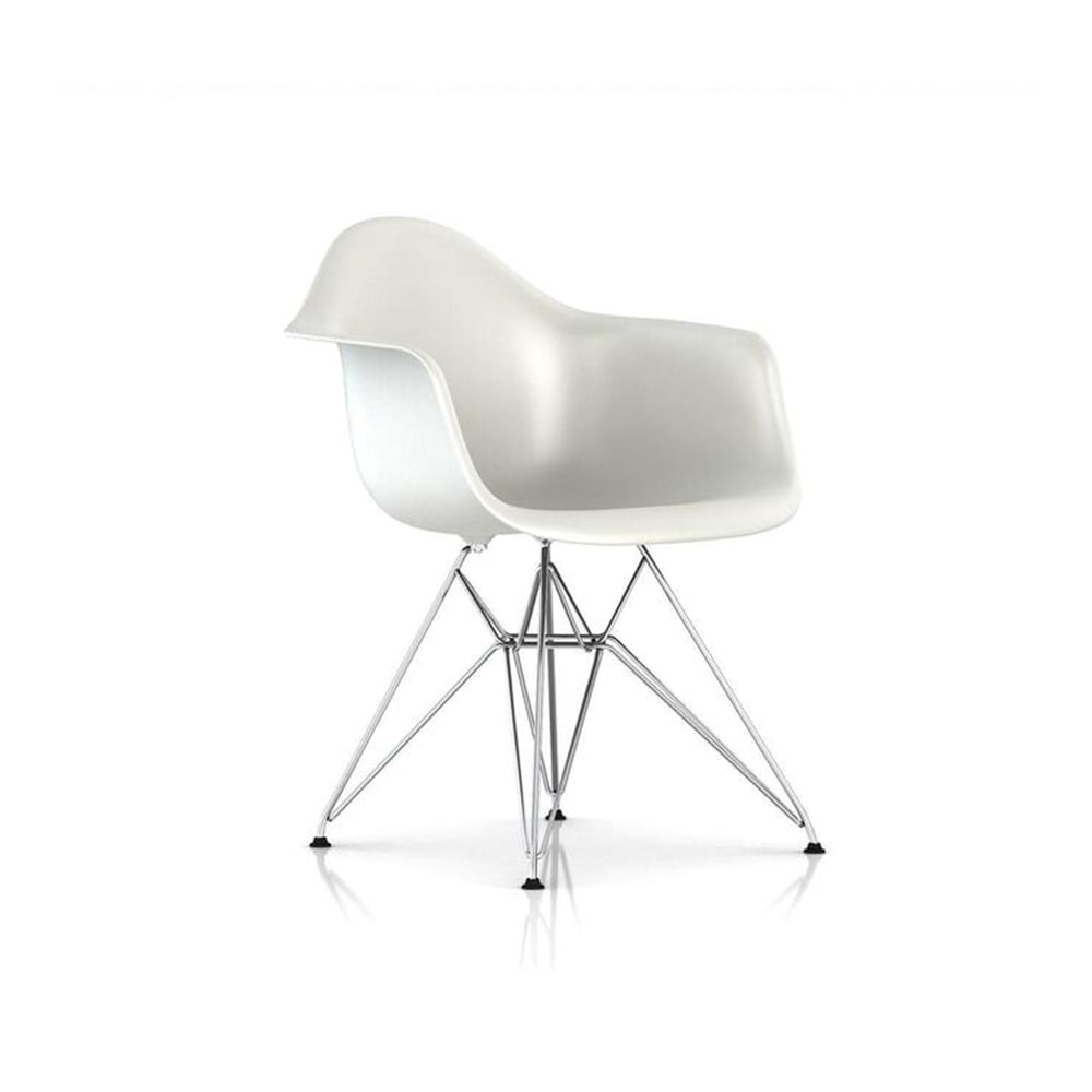Eames Molded Plastic Armchair, Wire-Base (White)전시품 30%