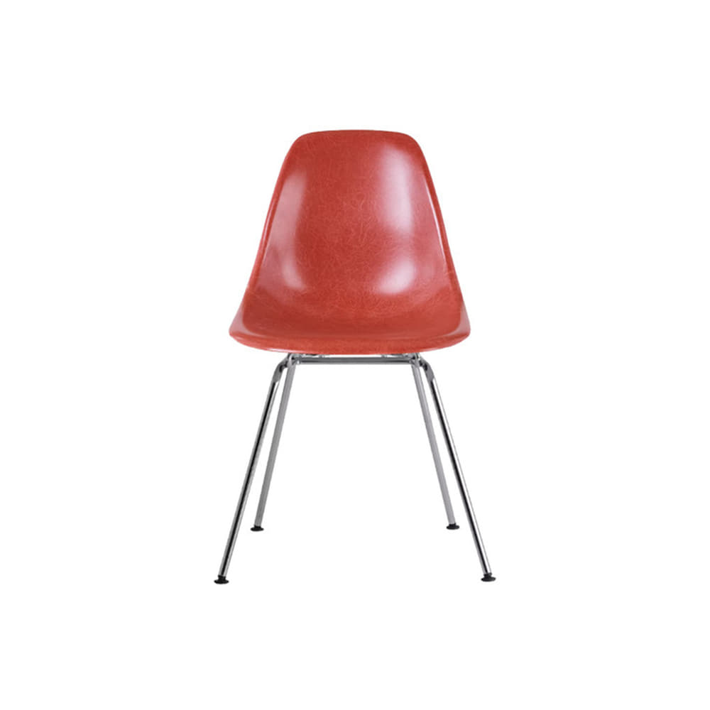 Eames Molded Fiberglass Side Chair, 4-Leg (Terra Cotta)전시품 20%